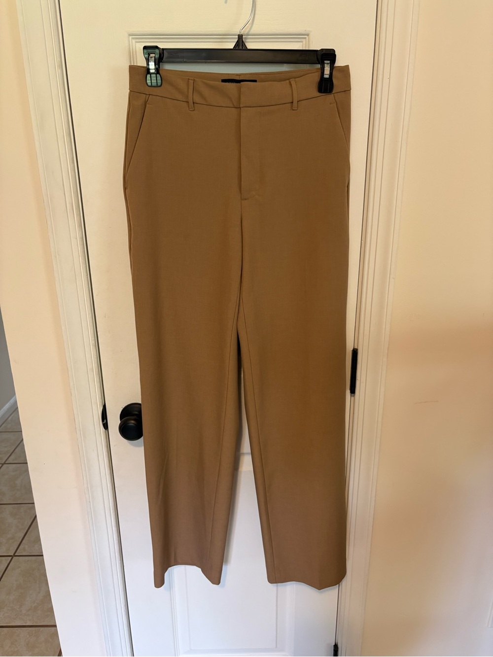 Banana Republic Tan Straight-Leg Women's Trousers